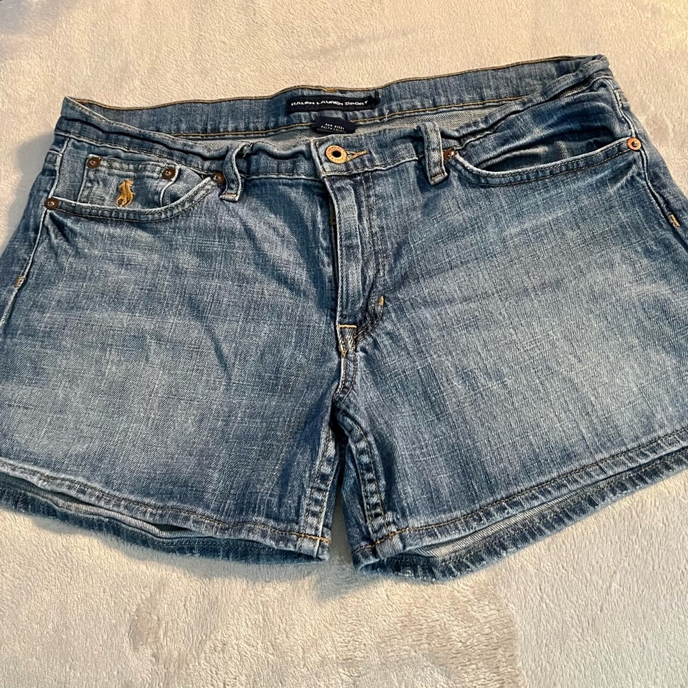 Ralph Lauren Sport Women's Blue Denim Shorts